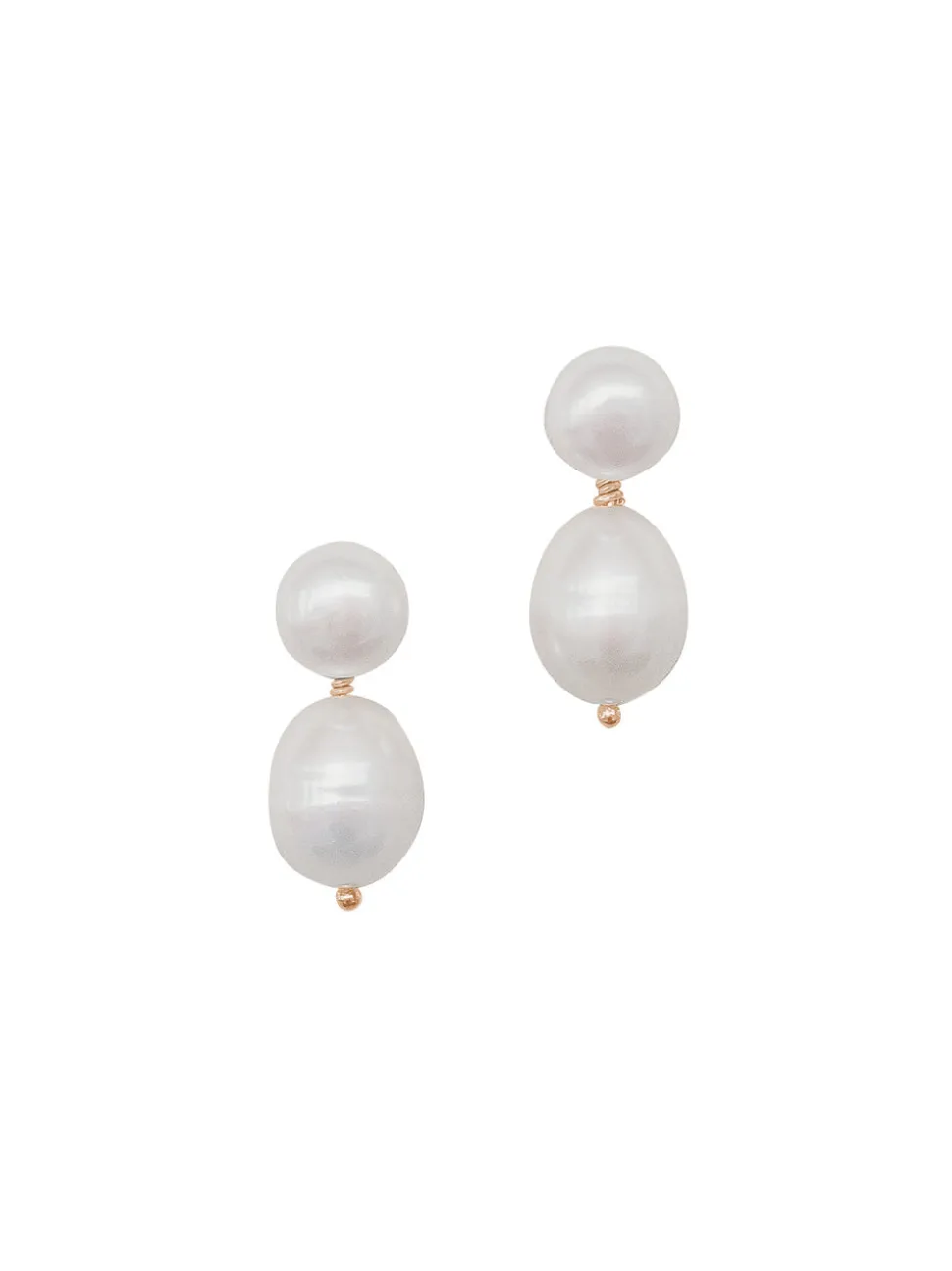 Madeline Earrings in White