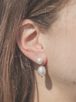 Madeline Earrings in White