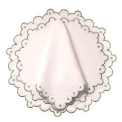 Made-to-Order Anna Linen Placemat and Napkin, Set of 12