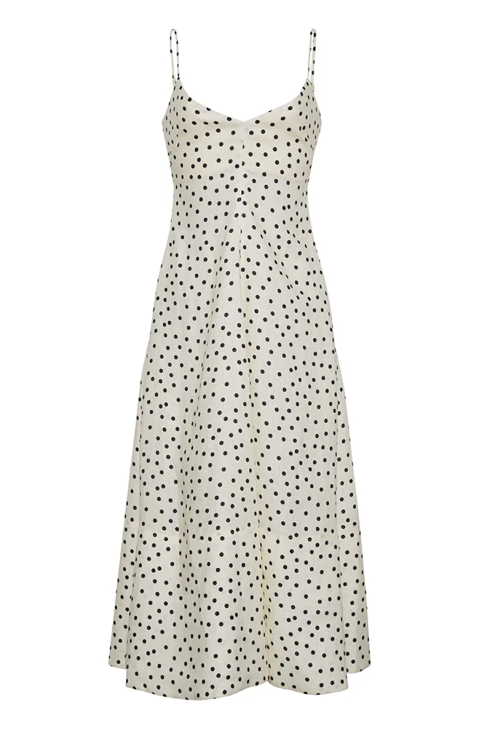 Mae Midi Dress in Burst Egret