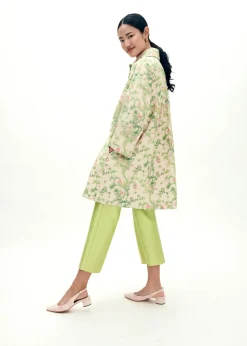 MAE x Scalamandré Goldie Coat in Jardin De Chine
