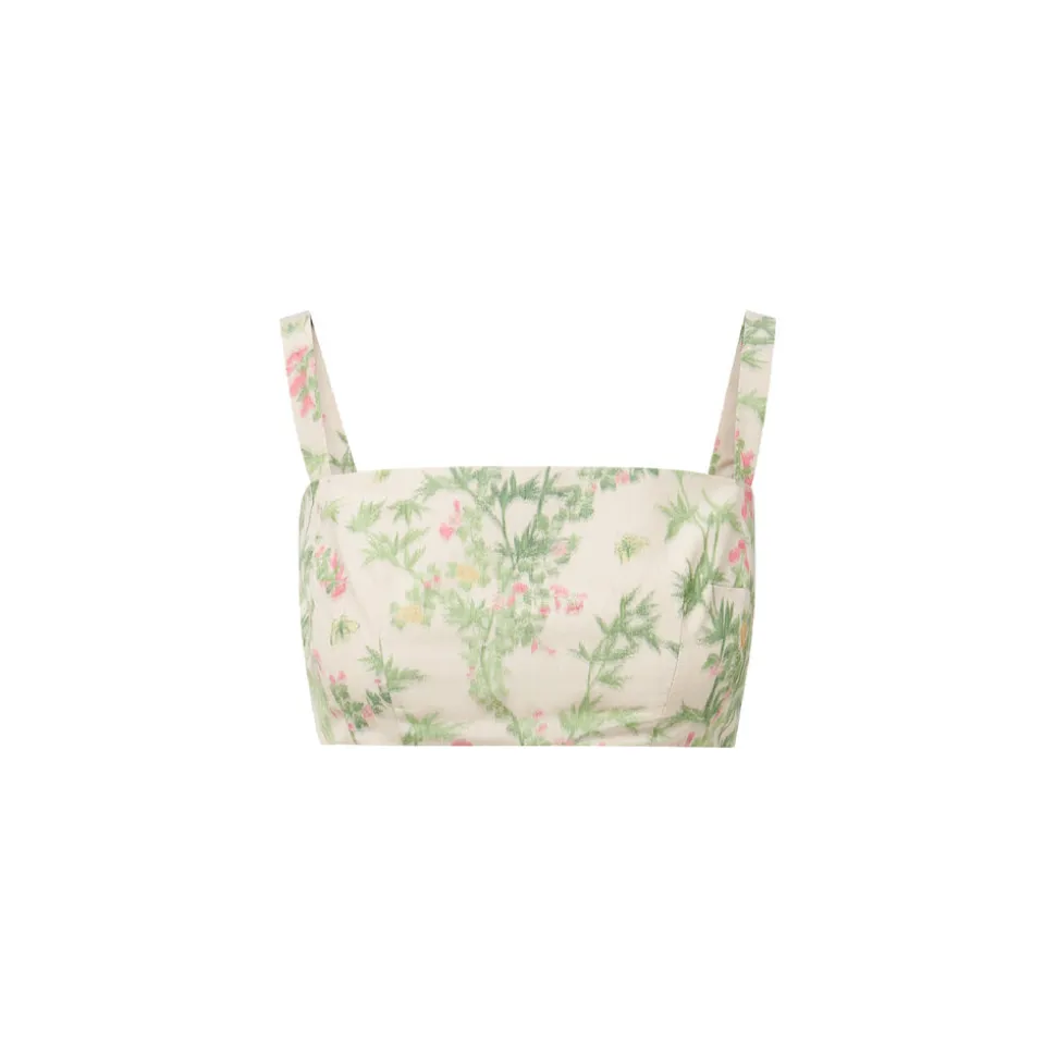 MAE x Scalamandré Mia Top in Jardin De Chine