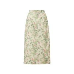 MAE x Scalamandré Sienna Skirt in Jardin De Chine