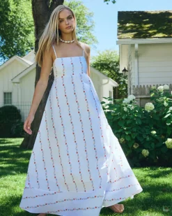Maeve Dress in Floral Stripe