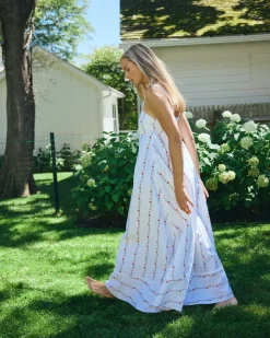 Maeve Dress in Floral Stripe