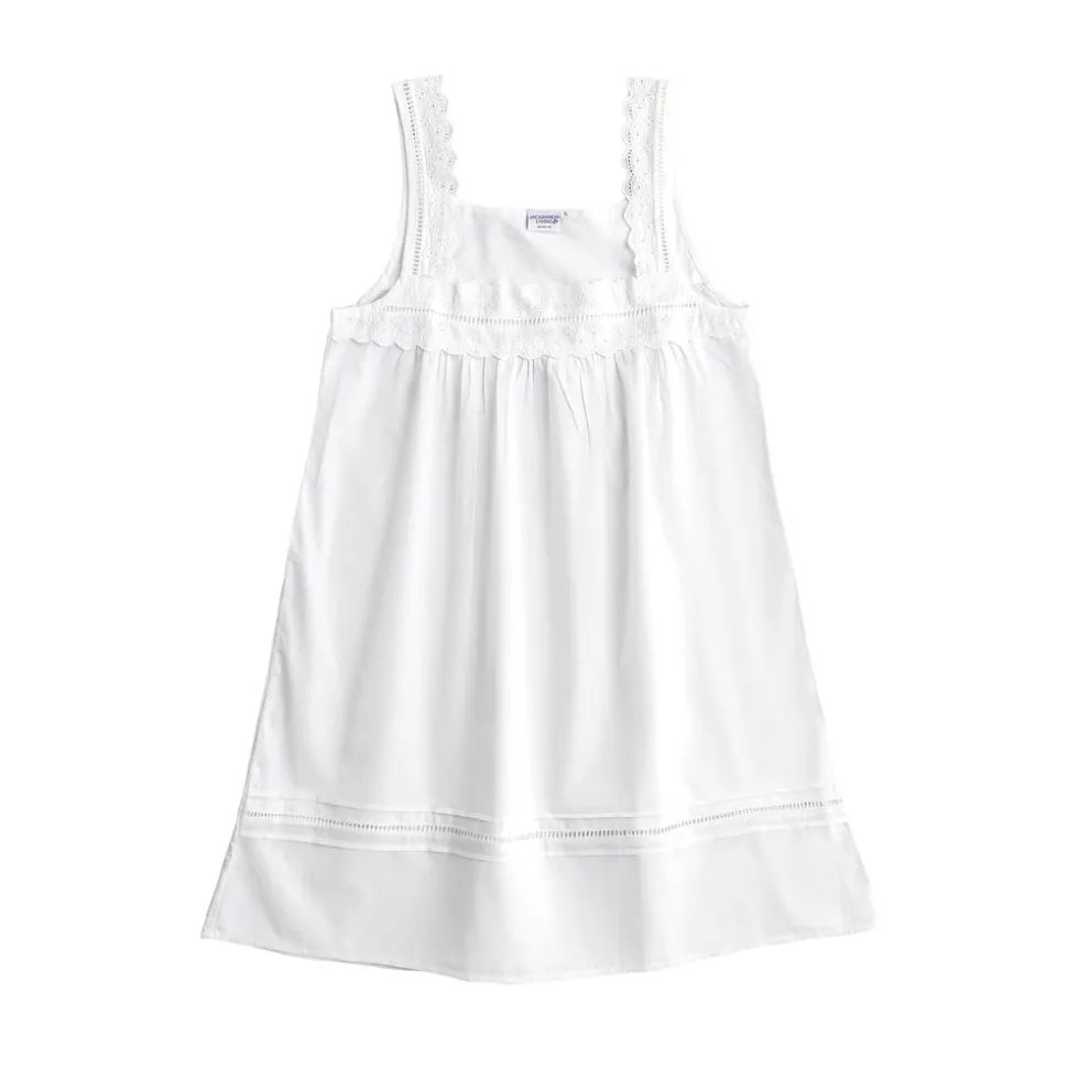 Maeve White Cotton Nightgown