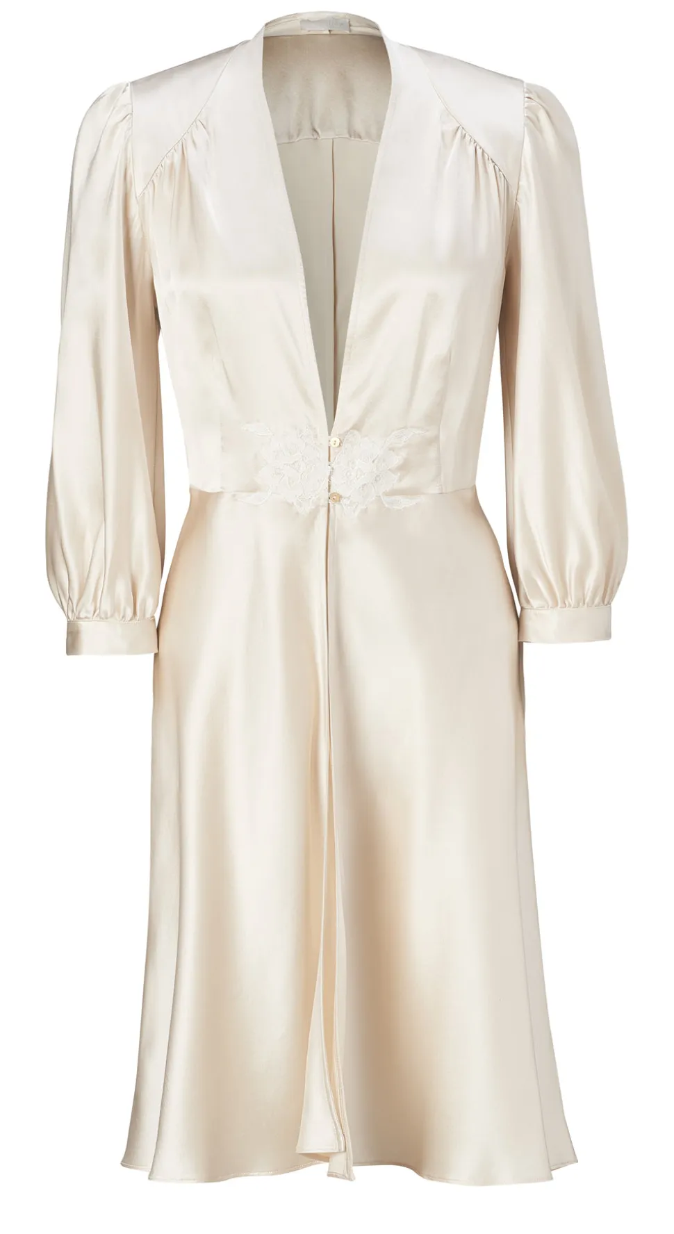 Maia Pearl Silk Robe