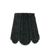 Maison Maison Design x Zafferano Scalloped Black Seagrass Lampshade