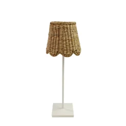 Maison Maison Design x Zafferano Scalloped Seagrass Lampshade