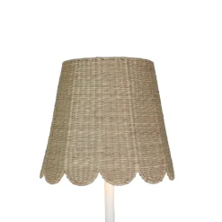 Maison Maison Design x Zafferano Scalloped Seagrass Lampshade
