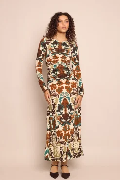 Maisy Dress in Mira Stone