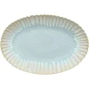 Mallorca Collection Oval Platter 16" in Sea Blue