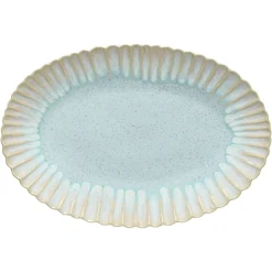 Mallorca Collection Oval Platter 16" in Sea Blue