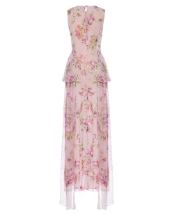 Manon Dress in Quartz Bloom Chiffon