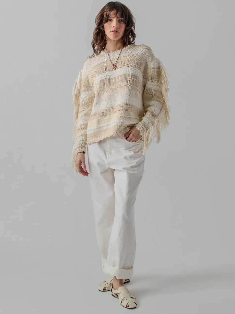 Marathi Crewneck in Stripe Multi
