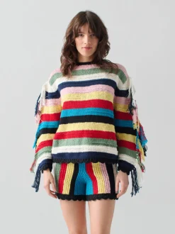 Marathi Crewneck in Stripe Multi
