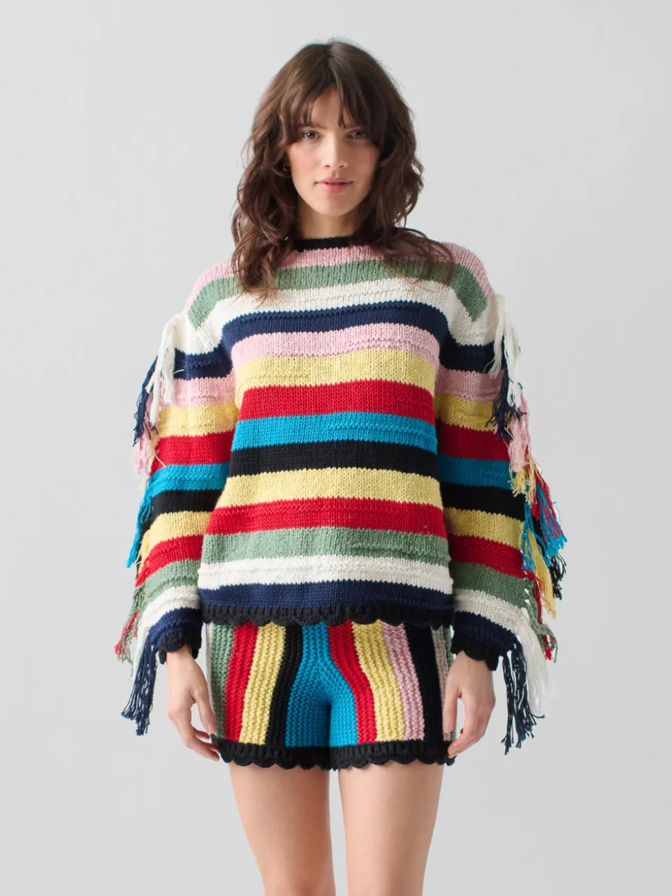 Marathi Crewneck in Stripe Multi