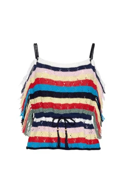 Marathi Tank in Stripe Multi