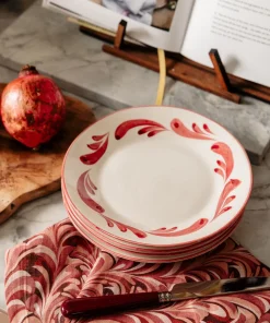 Marble Linen Napkin in Pink