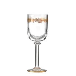 Marchese Wine Goblets Gold Thread, Set of 2
