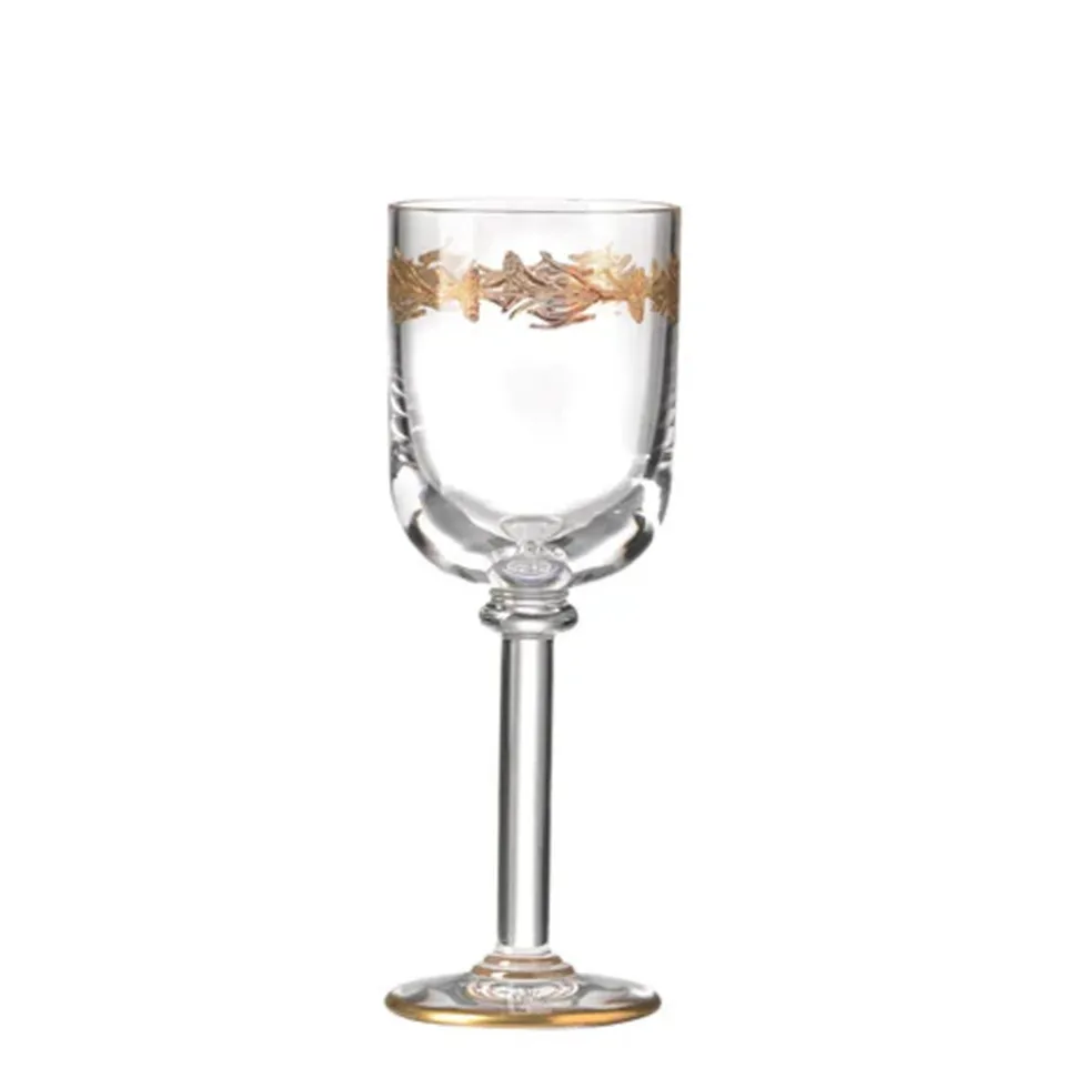 Marchese Wine Goblets Gold Thread, Set of 2