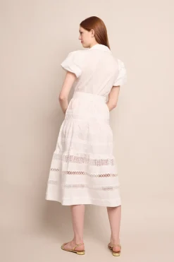 Mardi Dress in White