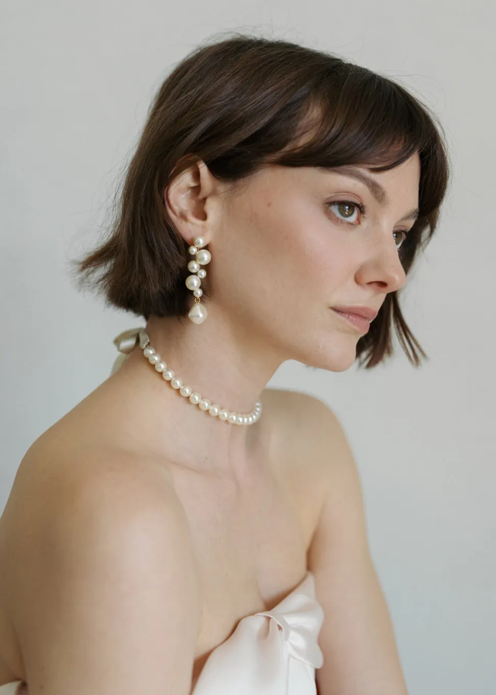 Margaritari Earrings in Pearl