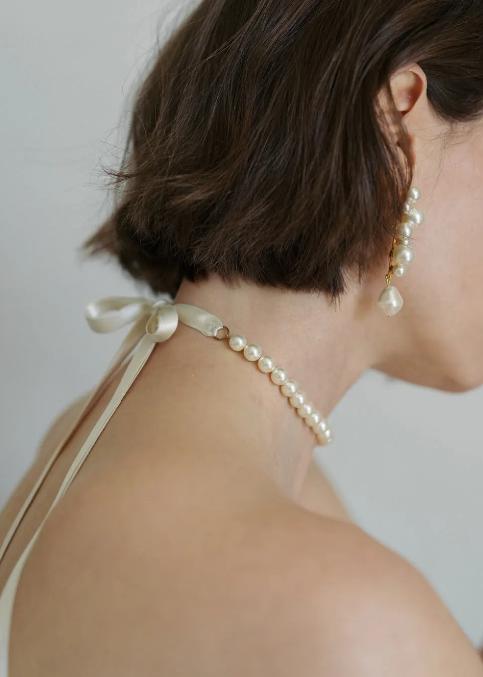 Margaritari Earrings in Pearl
