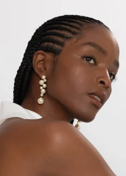 Margaritari Earrings in Pearl