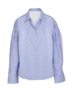 Margaux Shirt in Blue/Optic White
