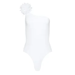 Margherita One-Piece With White Linen Flower