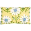 Marguerite Embroidery Pillow in Buttercup