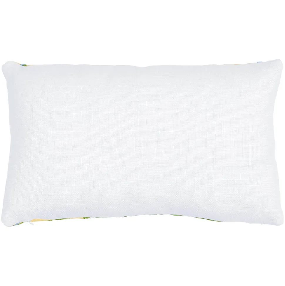 Marguerite Embroidery Pillow in Buttercup