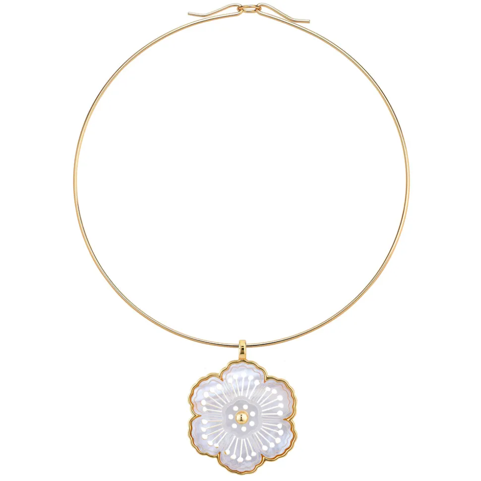 Marguerite Pendant & Neck Wire