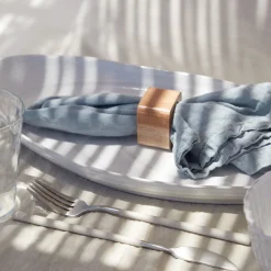 Maria Collection Napkins in Mint, Set of 4