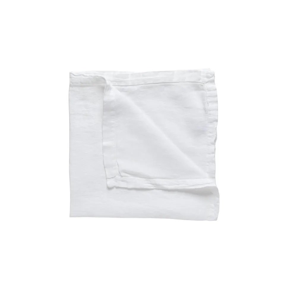 Maria Collection Napkins in Chalk White, Set of 4
