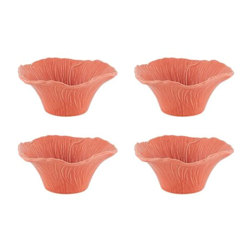 Maria Flor Bowl Hollyhock, Set of 4
