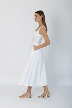 Maribel Dress White