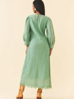 Marina Dress in Marina Green