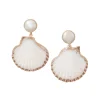 Marina Earrings in White