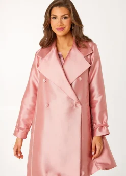 Marisol Coat in Blush Mikado
