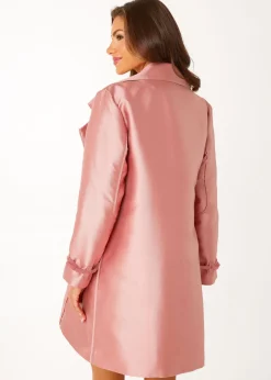 Marisol Coat in Blush Mikado