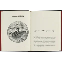 Mark Twain's Words of Wisdom in Bonded Leather