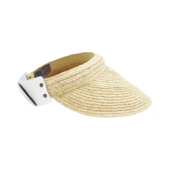 Marquee Visor Hat in Natural
