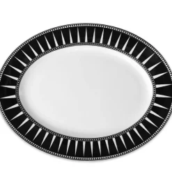 Marrakech Large Oval Rimmed Platter