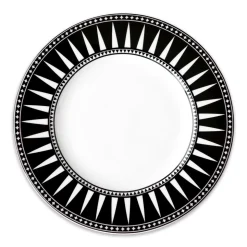 Marrakech Rimmed Dinner Plate Black