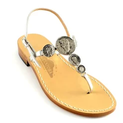 Marta Leather Thong Sandal