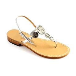 Marta Leather Thong Sandal