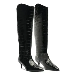 Maryana Lo Wide Boot in Black