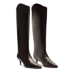 Maryana Lo Wide Boot in Dark Chocolate